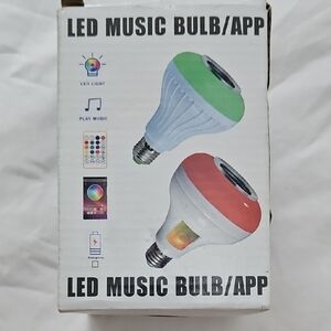 LED Music Bulb with App Control - Green and Red